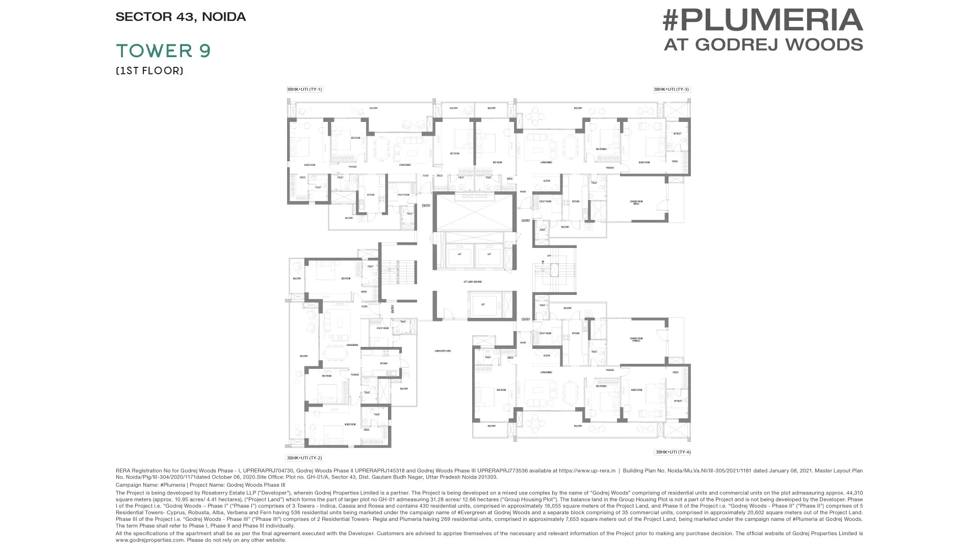 Godrej Woods Floor Plans Tower 9